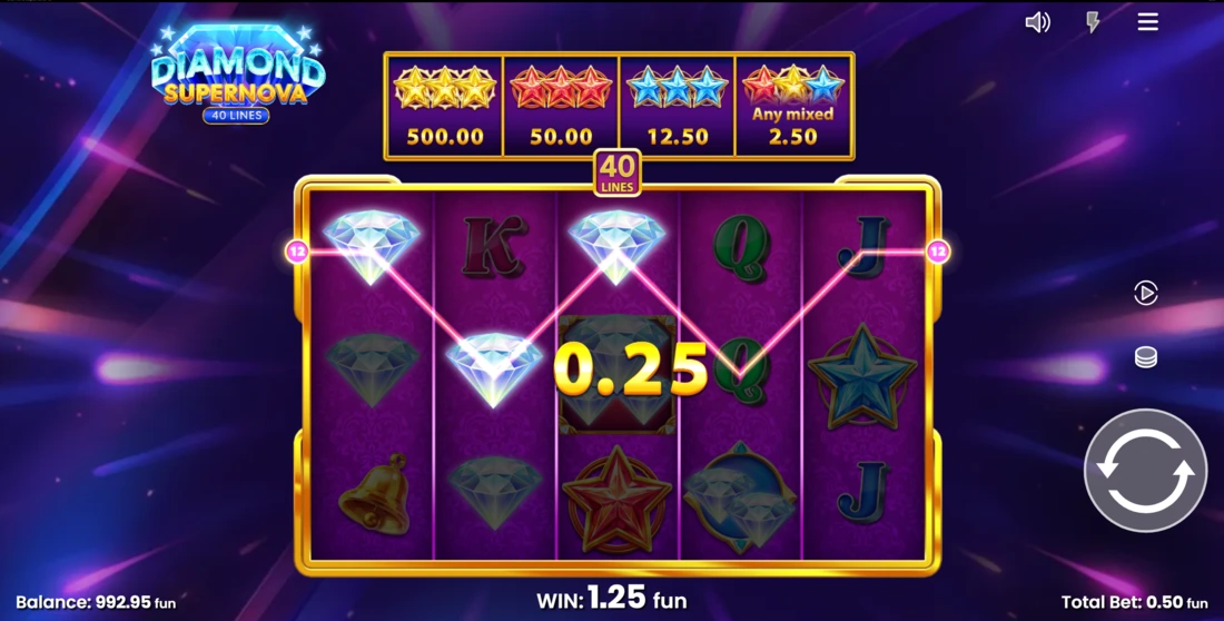 Diamond Supernova 40 Slot